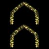 Vánoční girlanda s 600 LED diodami 2 pcs Zelená PVC 42016693