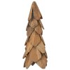 Vánoční stromeček s stojanem Hnědá 50 cm Masivní teakové dřevo 42017937