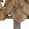 Vánoční stromeček s stojanem 3 pcs Hnědá Masivní teakové dřevo 42017942