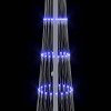 LED vánoční strom s 230 LED diodami Modrá 51 x 51 x 190 cm kov 42018773