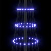 LED vánoční strom s stojanem Modrá 71 x 71 x 184.5 cm kov 42018781