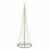 LED vánoční strom Teplá bílá 100.5 x 100.5 x 302.5 cm kov 42018787