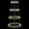 LED vánoční strom Teplá bílá 100.5 x 100.5 x 302.5 cm kov 42018787