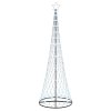 LED vánoční strom Studená bílá 100.5 x 100.5 x 302.5 cm kov 42018788