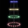 LED vánoční strom Vícebarevný 100.5 x 100.5 x 302.5 cm kov 42018790