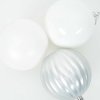 Vánoční baňková sada XL 9 pcs Bílá Plast 42018866