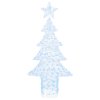 Vánoční stromeček s 240 LED diodami Studená bílá 180 cm Akryl 42018982