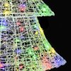 Vánoční stromeček s 240 LED diodami Vícebarevný 180 cm Akryl 42018984