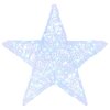 3D hvězda s 50 LED diodami Studená bílá 55 x 53.5 x 10 cm Akryl 42019099