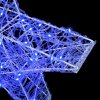 3D hvězda s 50 LED diodami Modrá 55 x 53.5 x 10 cm Akryl 42019100