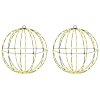 Koule s 192 LED diodami 2 pcs Teplá bílá 43.5 cm kov 42019110
