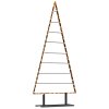 Kovový vánoční stromeček s stojanem Černá 180 cm Ocel 42019173