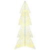 Vánoční stromeček s 100 LED diodami Teplá bílá 120 cm Akryl 42019202