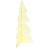 Vánoční stromeček s 160 LED diodami Teplá bílá 150 cm Akryl 42019206