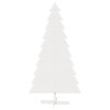 Dřevěný vánoční stromeček na ozdoby bílý 180 cm masiv borovice 858196