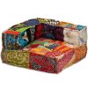 4místný modulární pouf patchwork textil 244981