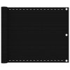Balkonová zástěna černá 75 x 500 cm HDPE 311030