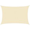 Plachta proti slunci 160 g/m² krémová 2,5 x 3,5 m HDPE 311178