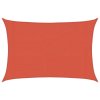 Plachta proti slunci 160 g/m² terakotová 3 x 5 m HDPE 311349
