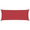Plachta proti slunci 160 g/m² červená 2 x 5 m HDPE 311616