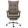 Masážní kancelářská židle taupe textil 20373