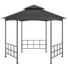 Altán s bočnicemi 3,1 x 2,7 m antracitový 313933