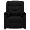 Elektrické polohovací křeslo černé umělá kůže 3143449