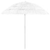 Plážový slunečník Hawaii bílý 240 cm 314701