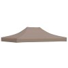Střecha k party stanu 4,5 x 3 m taupe 270 g/m² 315369