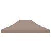 Střecha k party stanu 4,5 x 3 m taupe 270 g/m² 315369