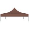 Střecha k party stanu 4,5 x 3 m hnědá 270 g/m² 315371