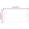 Koupelnové zrcadlo s LED osvětlením 40x80 cm 3154049