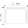 Koupelnové zrcadlo s LED osvětlením 60 x 80 cm 3154096