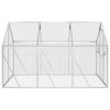 Voliéra stříbrná 1,79 x 3 x 1,85 m hliník 3155796