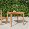 Zahradní jídelní stůl 85 x 85 x 75 cm masivní teak 316605