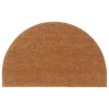 Rohožka před dveře přírodní půlkruhová 50x80 cm kokosové vlákno 155562