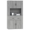 Skříň highboard šedá sonoma kompozitní dřevo 3185373