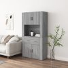 Skříň highboard šedá sonoma kompozitní dřevo 3185373