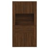 Skříň highboard hnědý dub kompozitní dřevo 3185374