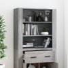 Skříň highboard šedá sonoma kompozitní dřevo 3185381