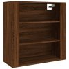 Skříň highboard hnědý dub kompozitní dřevo 3185382