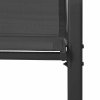 Stohovatelné zahradní židle 4 ks černé textilenová tkanina 318780