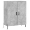 Skříň highboard betonově šedá 69,5x34x180 cm kompozitní dřevo 3189265