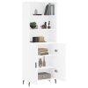 Skříň highboard bílá 69,5 x 34 x 180 cm kompozitní dřevo 3189269
