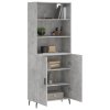 Skříň highboard betonově šedá 69,5x34x180 cm kompozitní dřevo 3189273