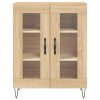 Skříň highboard dub sonoma 69,5 x 34 x 180 cm kompozitní dřevo 3189312