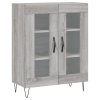 Skříň highboard šedá sonoma 69,5 x 34 x 180 cm kompozitní dřevo 3189315