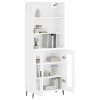 Skříň highboard bílá 69,5 x 34 x 180 cm kompozitní dřevo 3189333