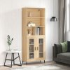 Skříň highboard dub sonoma 69,5 x 34 x 180 cm kompozitní dřevo 3189336
