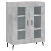Skříň highboard betonově šedá 69,5x34x180 cm kompozitní dřevo 3189337
